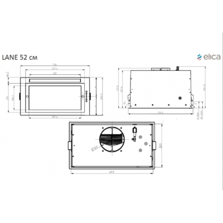 Вытяжка LANE WHA52 A-15
